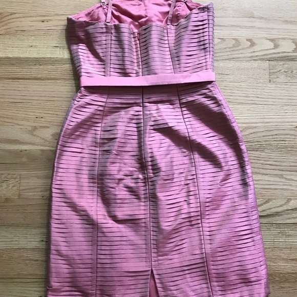 Betsey Johnson Silk Party Dress Pink Size 4 - Picture 6 of 12
